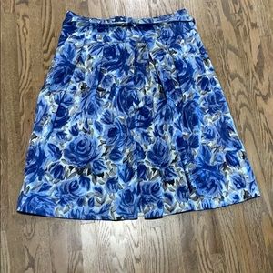 DONATED  Talbots floral skirt, size 8
